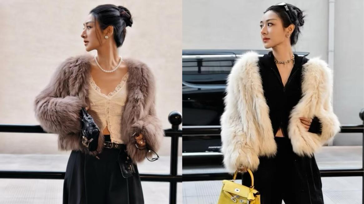 当看薇娅“跨年穿搭”后，才知道平时的她还是低调了，洋气又喜庆