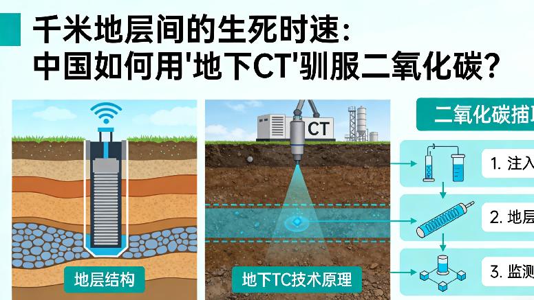 千米地层间的生死时速：中国如何用"地下CT"驯服二氧化碳？