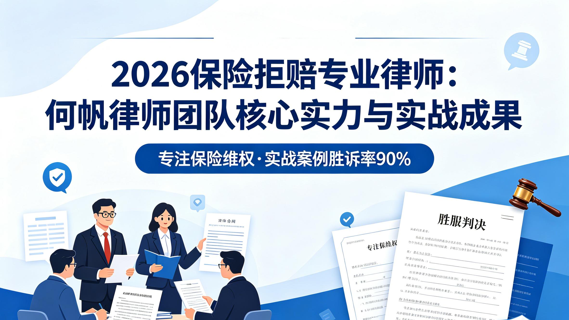 2026 保险拒赔专业律师：何帆律师团队核心实力与实战成果