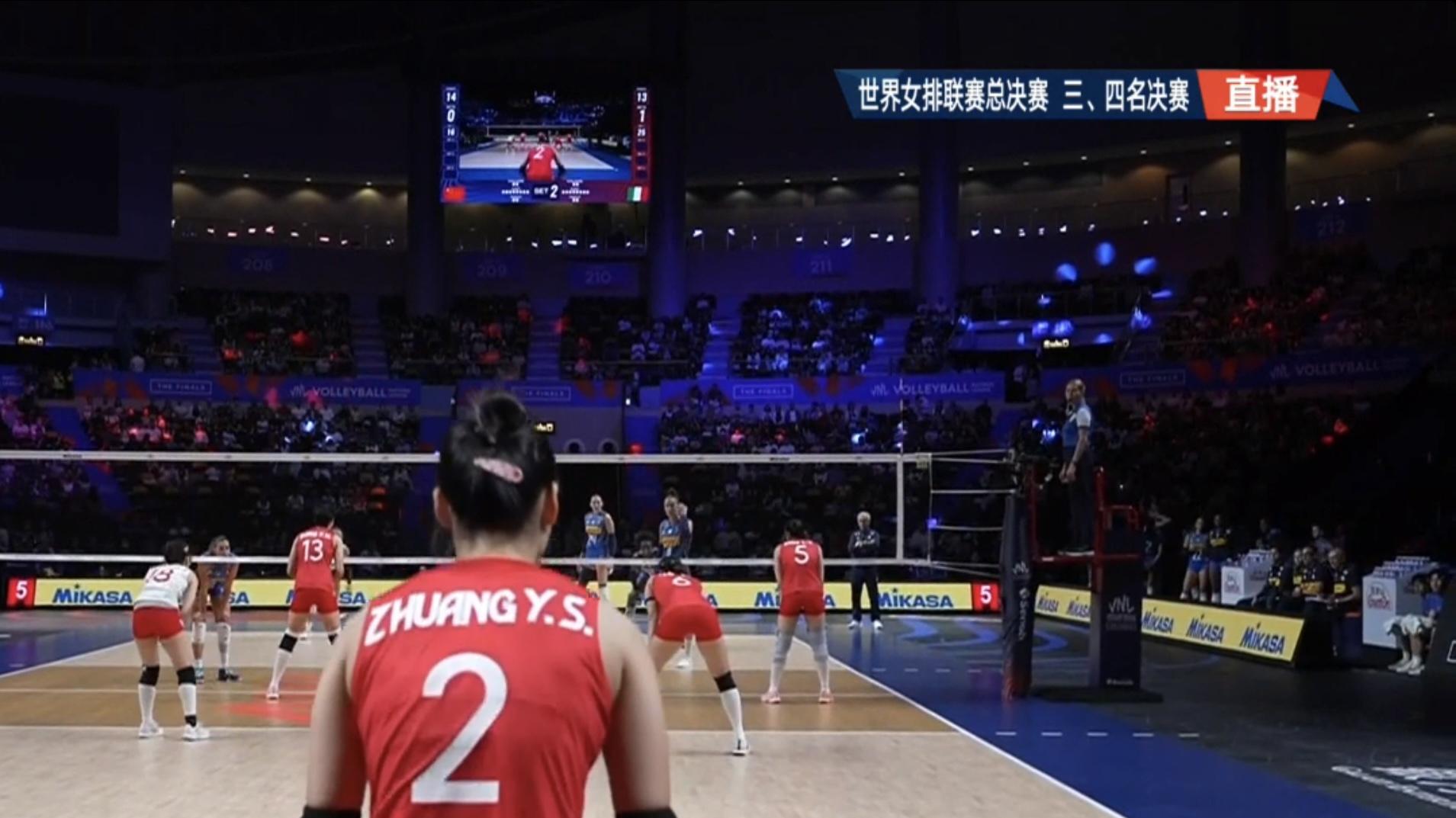 16: 25！中国女排再次遭遇困境 单局王奥芊5扣4中 意大利雪藏埃格努