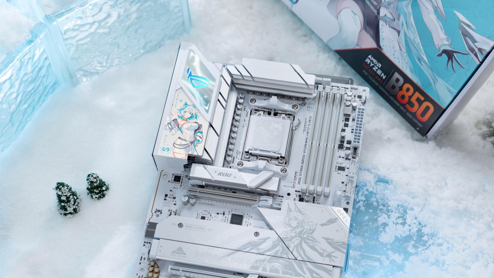 颜战双绝！华硕ROG B850吹雪S NEO主板！