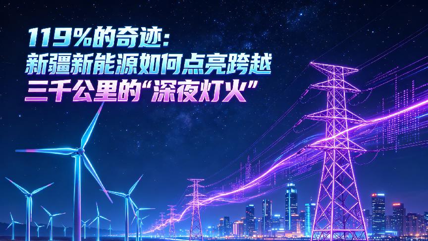 119%的奇迹：新疆新能源如何点亮跨越三千公里的“深夜灯火”