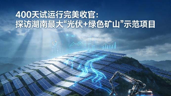 400天试运行完美收官：探访湖南最大“光伏+绿色矿山”示范项目