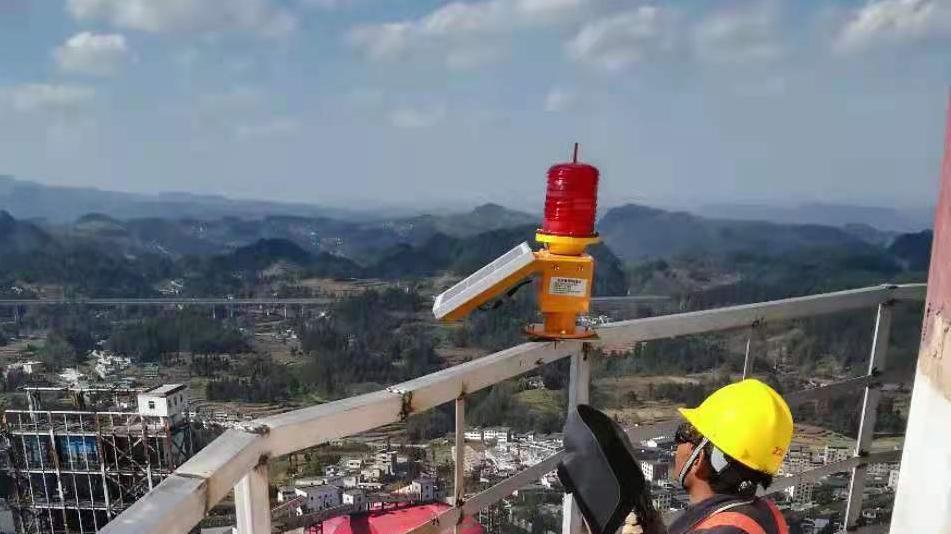 济南混凝土烟囱航标灯项目竣工 助力低空经济发展