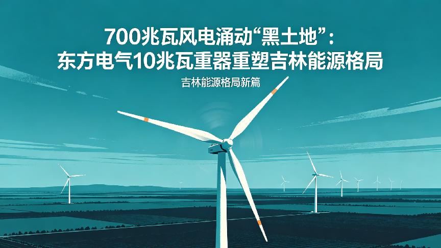 700兆瓦风电涌动黑土地：东方电气10兆瓦重器重塑吉林能源格局