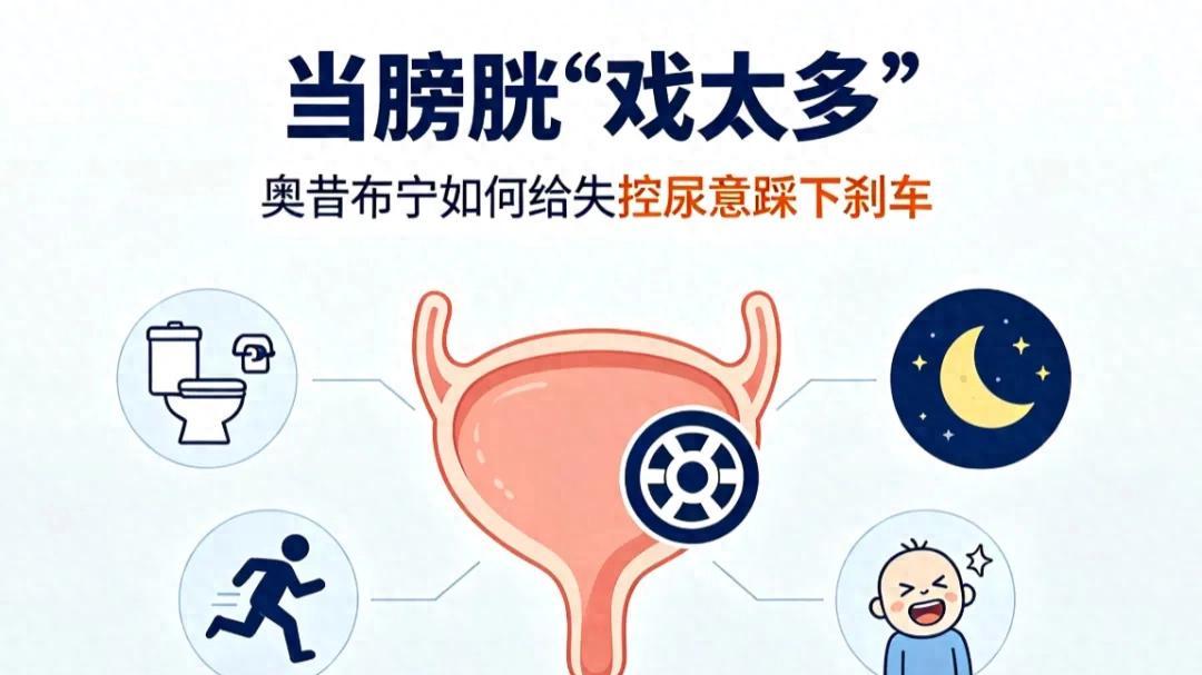 当膀胱 “戏太多”：奥昔布宁片如何给失控的尿意踩下刹车