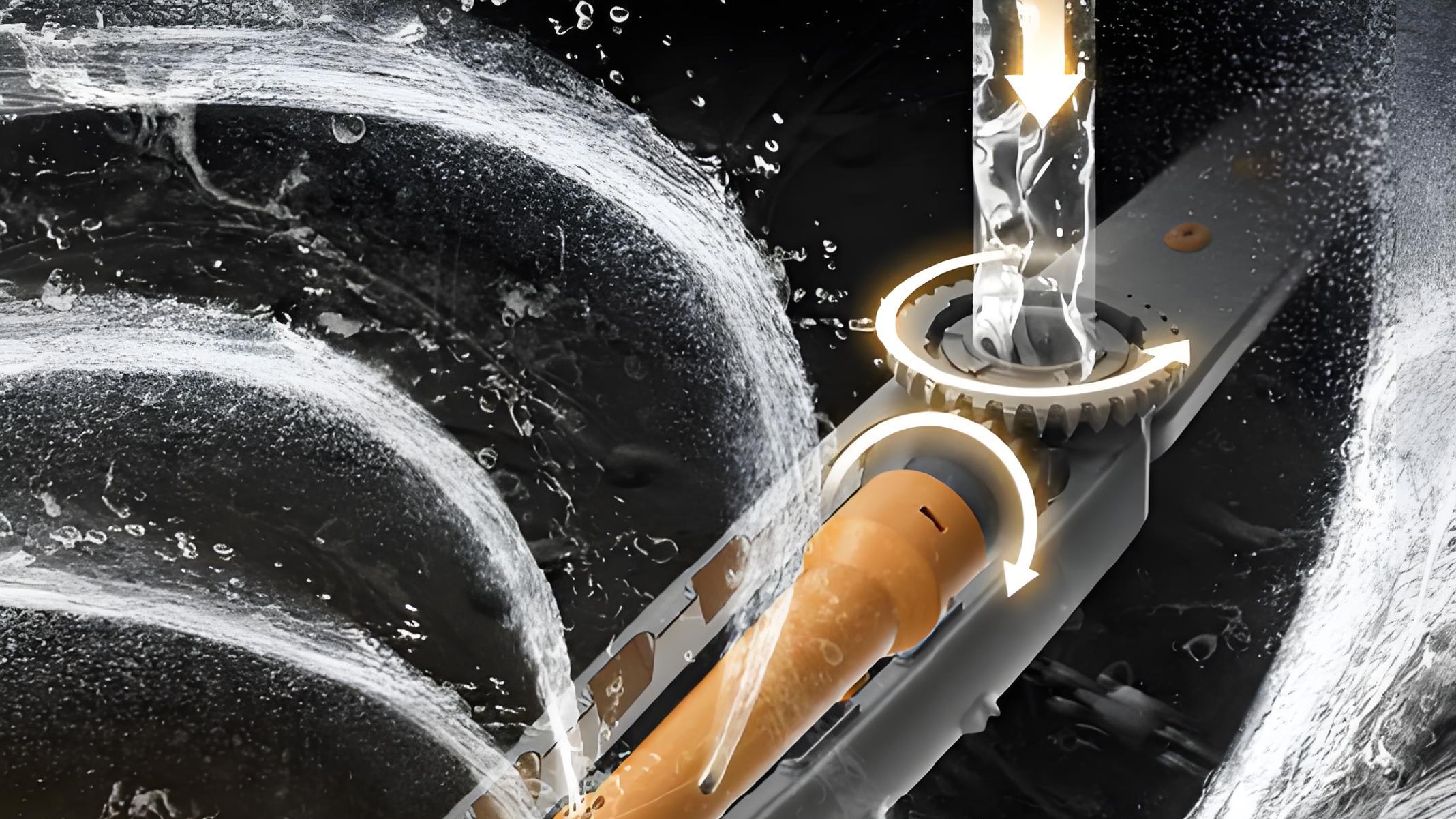 为什么洗碗机只是喷水却能洗干净？