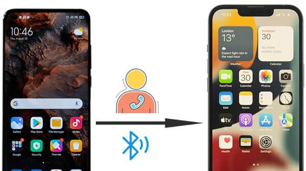 如何通过蓝牙将联系人从Android传输到 iPhone