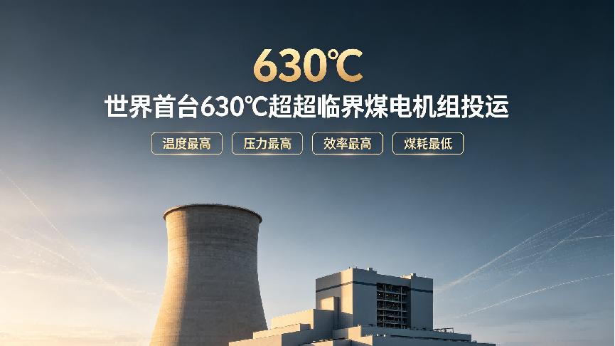 630℃破50%！中国煤电登顶世界之巅