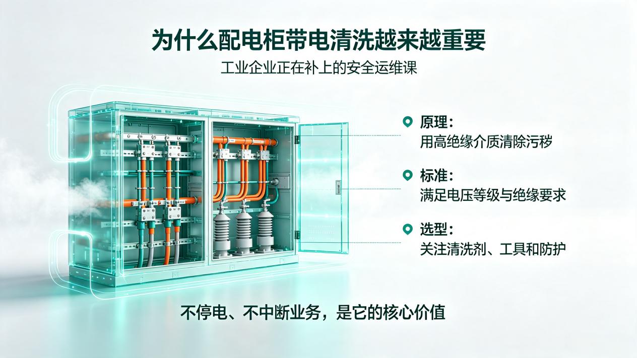 配电柜带电清洗原理是什么？79kV绝缘等级到底意味着什么？
