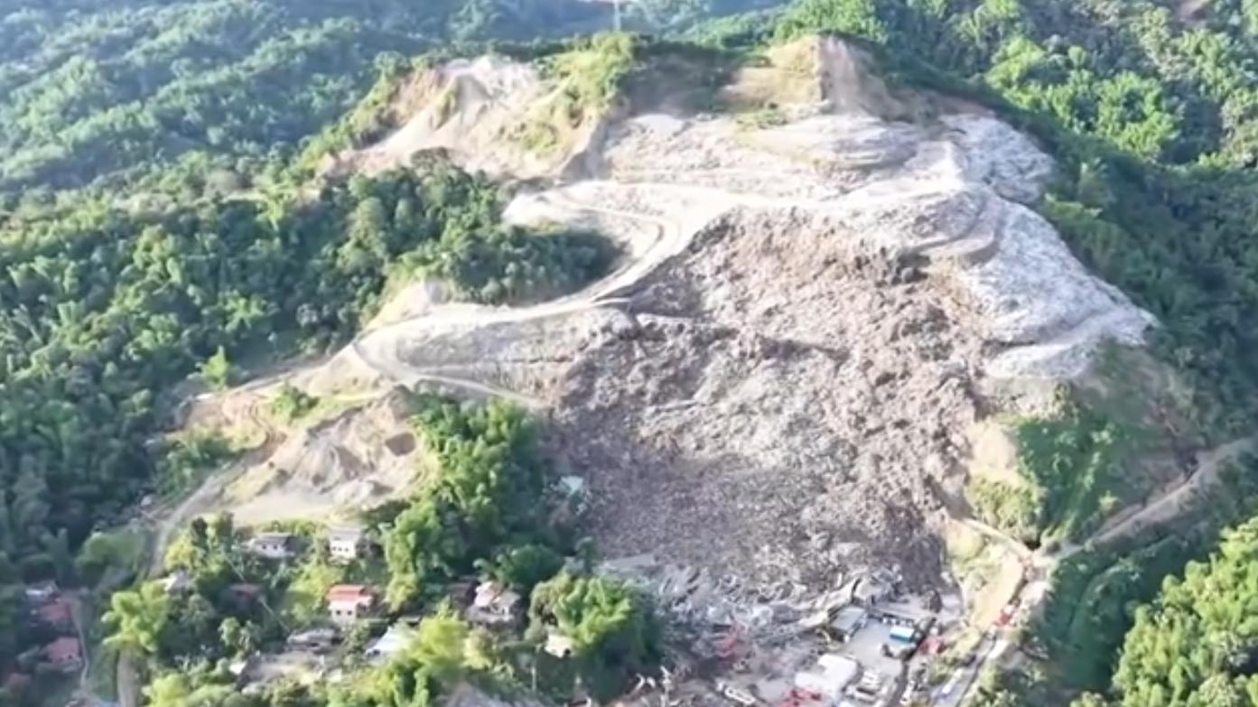 菲律宾垃圾填埋场山体滑坡，已致4人死亡