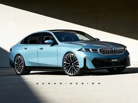 宝马5系改款谍照曝光 扁平双肾+贯穿屏 车友吵翻