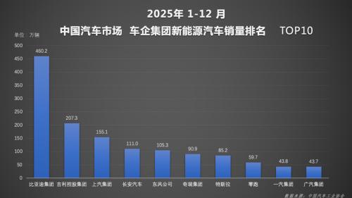 比亚迪2025年包揽多维度销冠，全球化再下一城