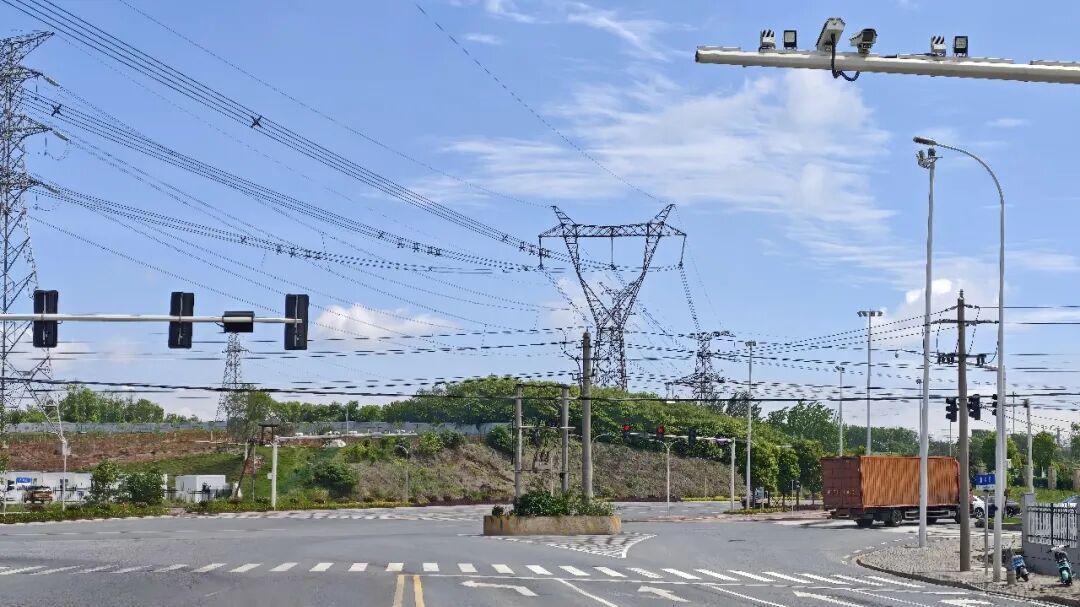 荆门市掇刀区迎宾大道与高新路交汇处线路迁改工程完工