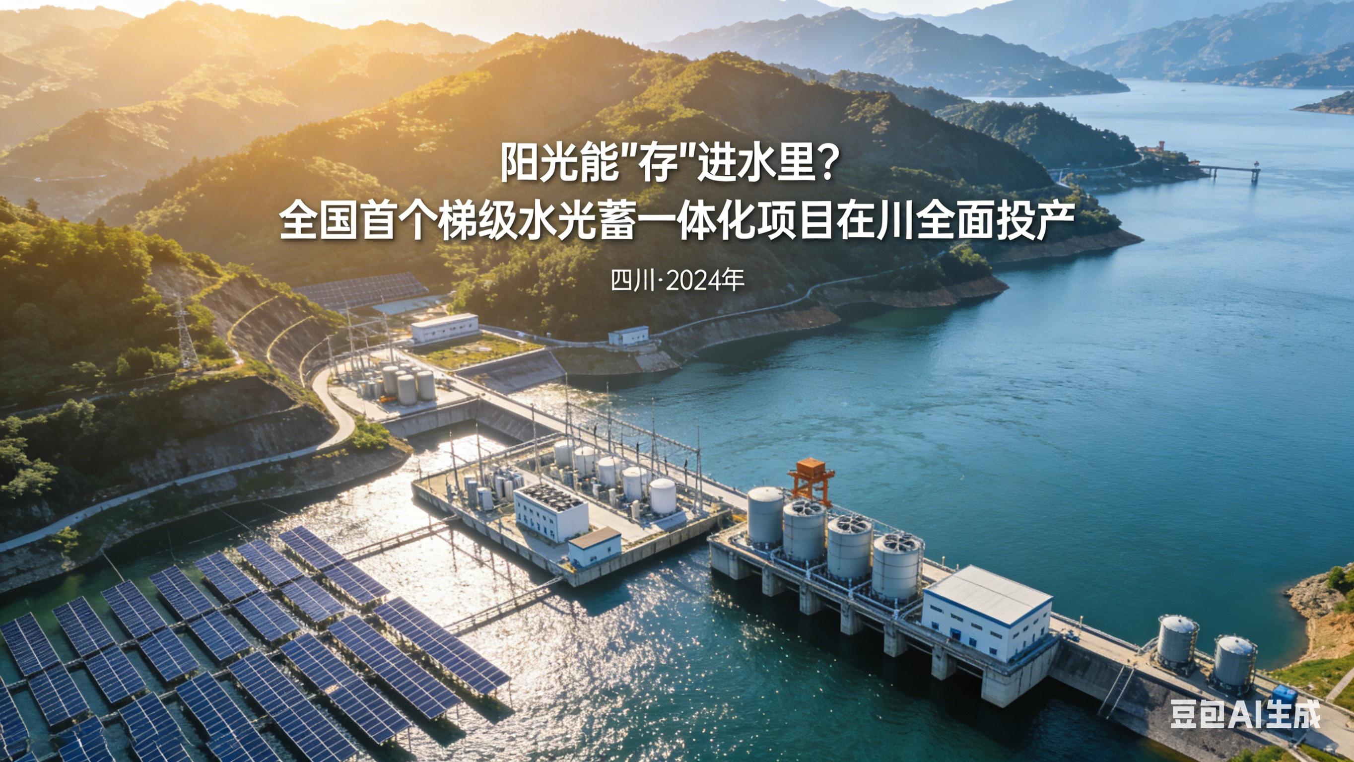 阳光能“存”进水里？全国首个梯级水光蓄一体化项目在川全面投产
