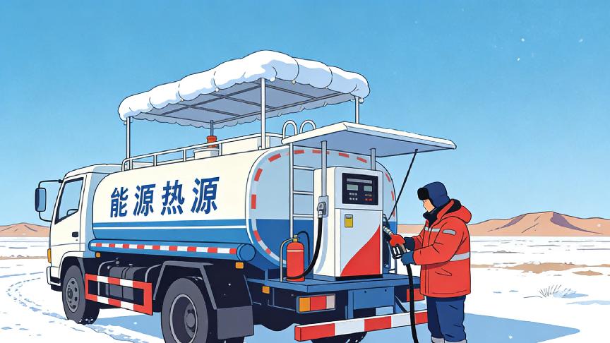 零下30度的“能源热源”：准东戈壁深处的移动加油站