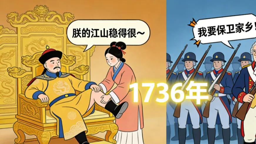 乾隆和华盛顿居然同一年去世！一个活 88 岁，一个活 67 岁，差了整整 21 岁