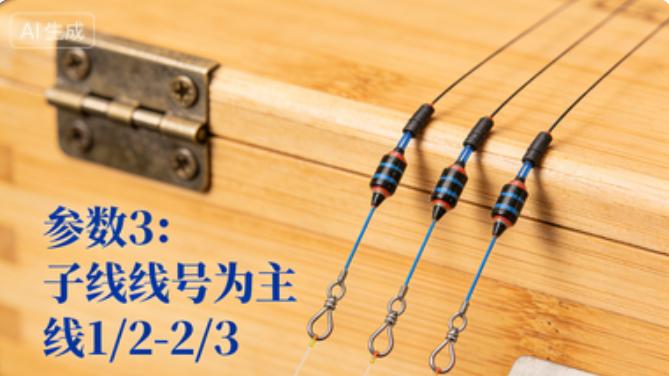 子线用错全白搭？3个关键参数选对，中鱼率直接翻倍