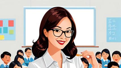 中年女教师，为什么没有“大妈感”？大多数看起来都很年轻！