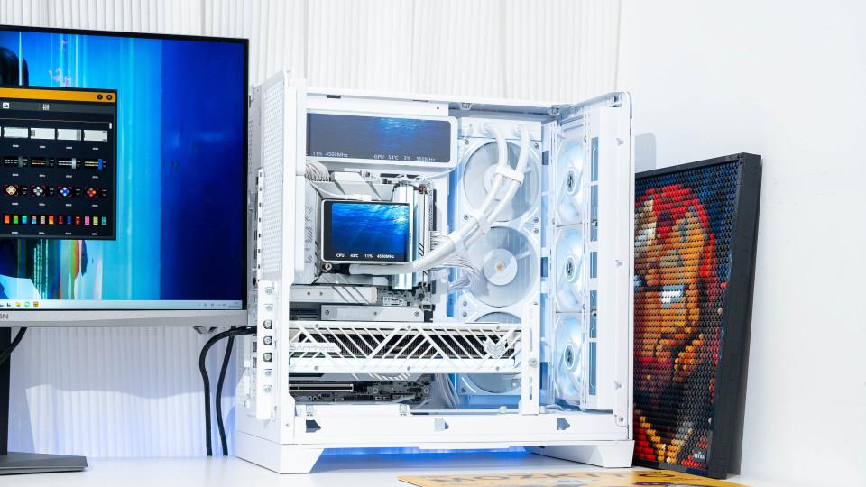 250K Plus搭配ROG Z890 APEX 纯白主机装机分享