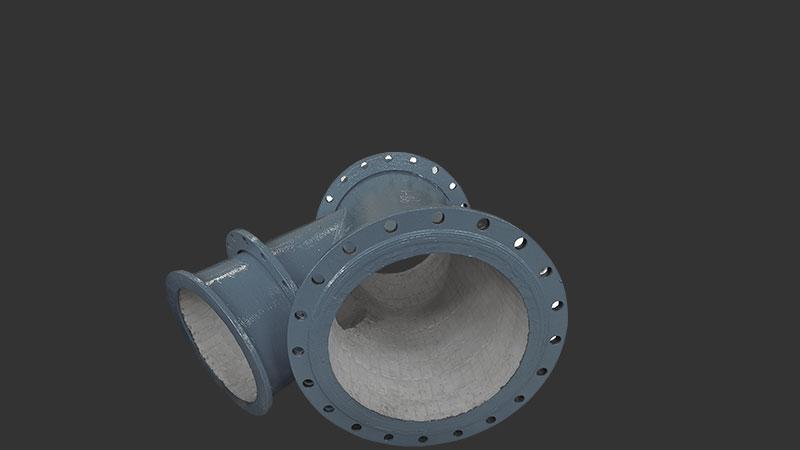 耐磨陶瓷弯头耐磨层脱落原因