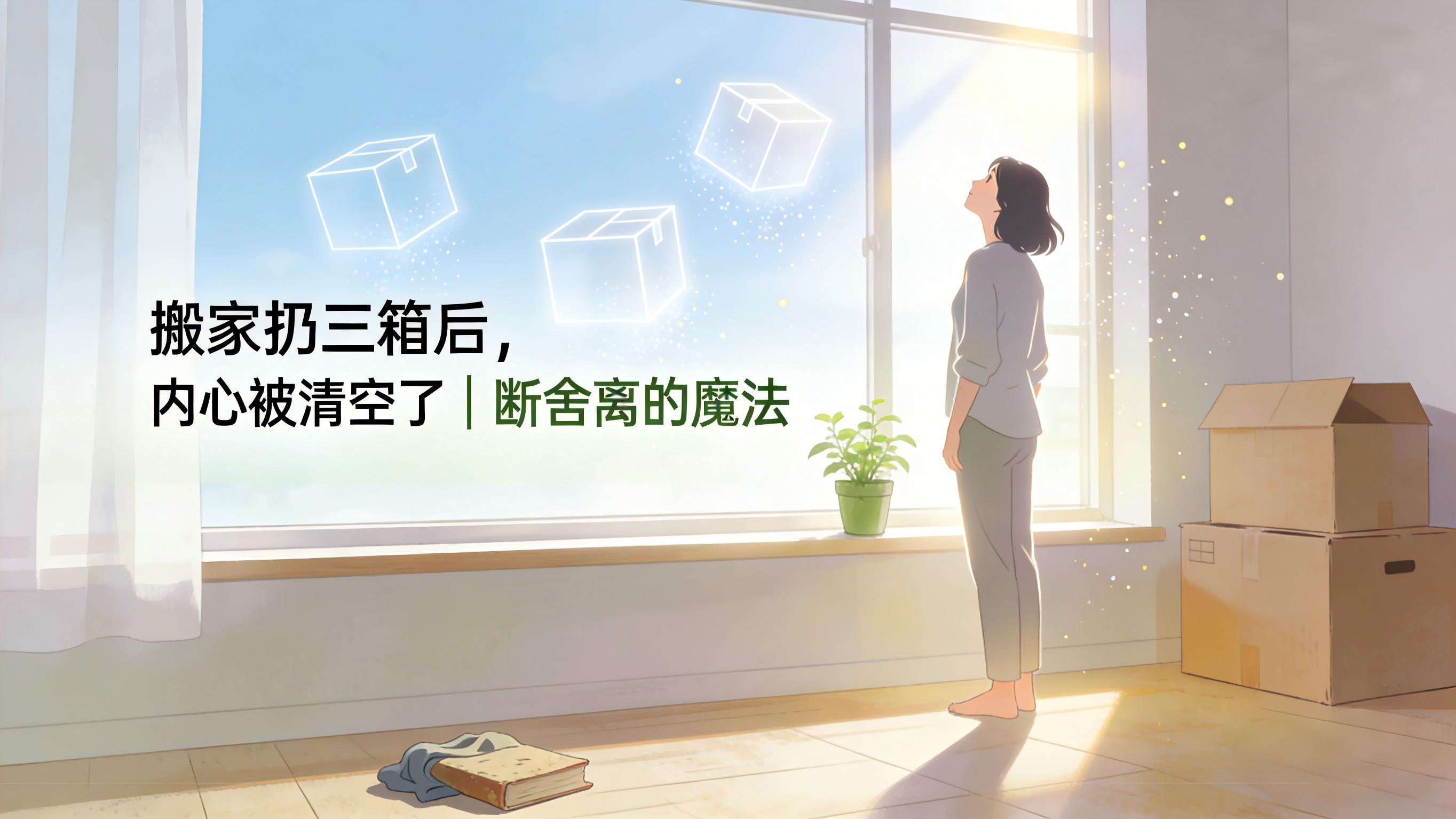 搬家时扔掉三箱东西后，我的内心也被清空了