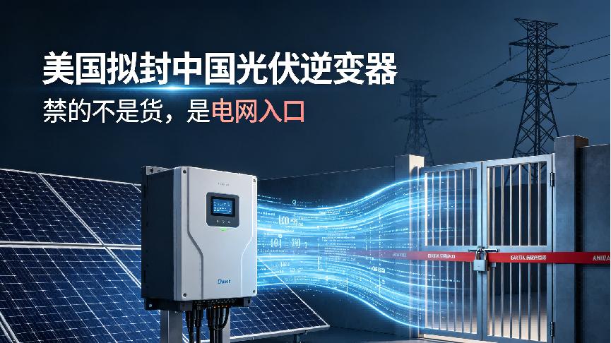 美国拟封中国光伏逆变器：禁的不是货，是电网入口