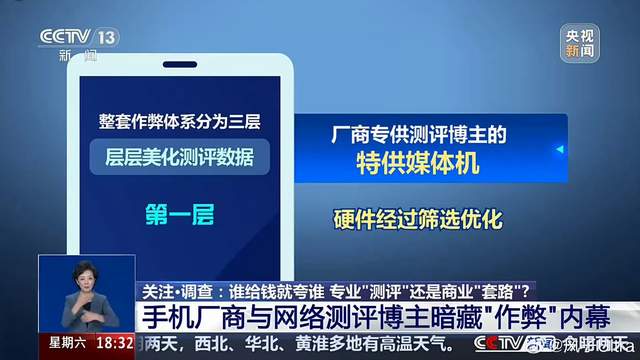 三层作弊篡改实测数据，央视揭露手机测评骗局，监管新规约束边界