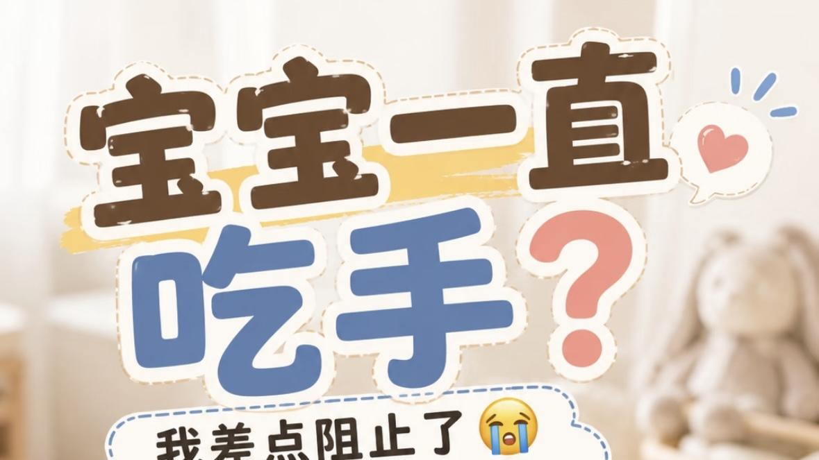 宝宝吃手不是坏习惯，而是成长的小信号：新手爸妈别急着阻止，看懂背后的真相更重要