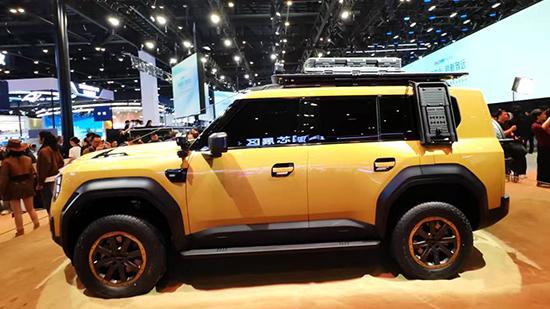 方盒子新能源SUV 广汽传祺越7车展实拍图解