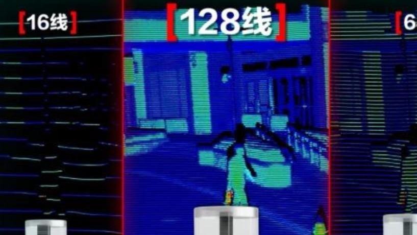 896条光线看世界，华为896线激光雷达与128线的区别