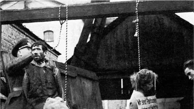 二战苏联犹太少女的最后时刻  德军绞刑架前  她没有低头