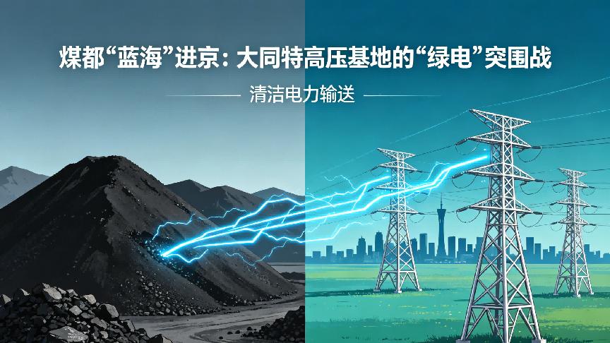 煤都“蓝海”进京：大同特高压基地的“绿电”突围战