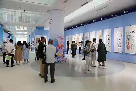 齐鲁翰墨耀京华！周忠军入选国家级水立方书画精品大展