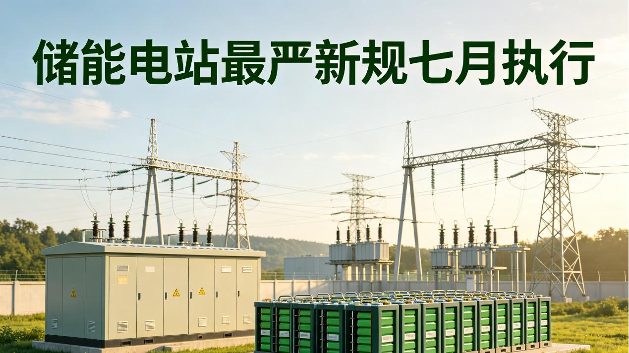 储能电站最严新规七月执行，不达标直接停产罚款