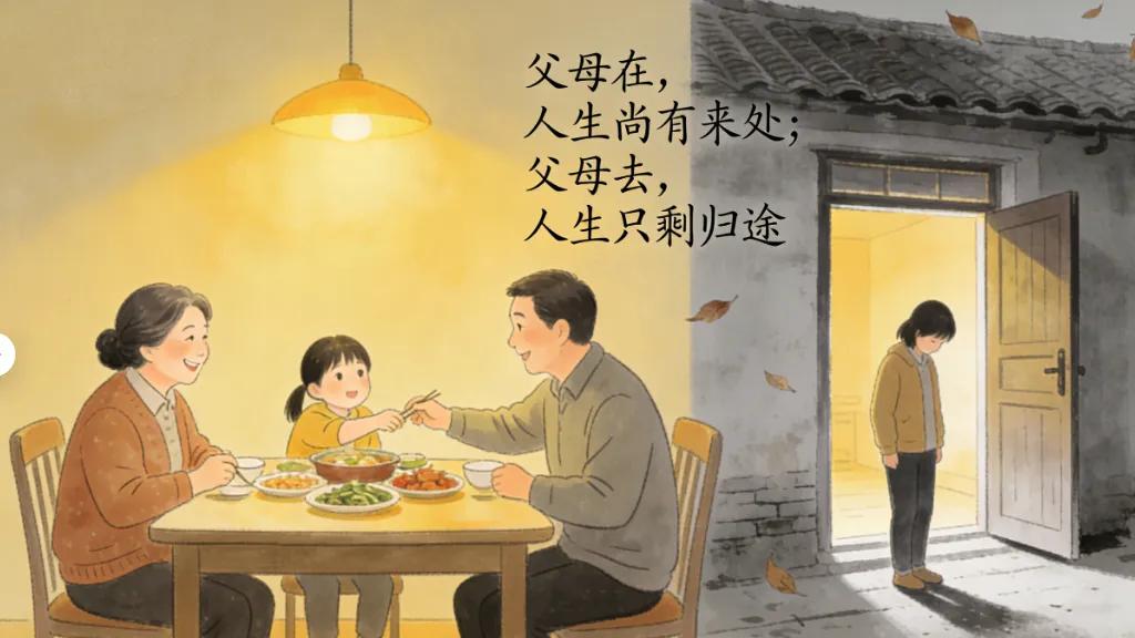 致所有儿女：父母下辈子不会再来，看完瞬间泪目破防，有爸妈在，才叫有家