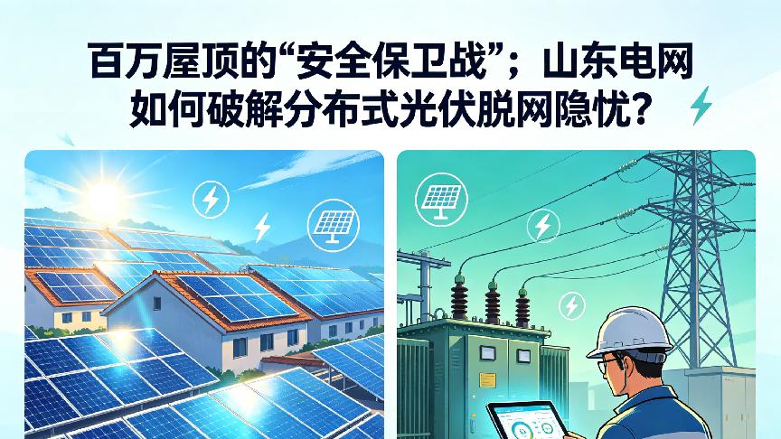 百万屋顶的安全保卫战：山东电网破解分布式光伏脱网隐忧