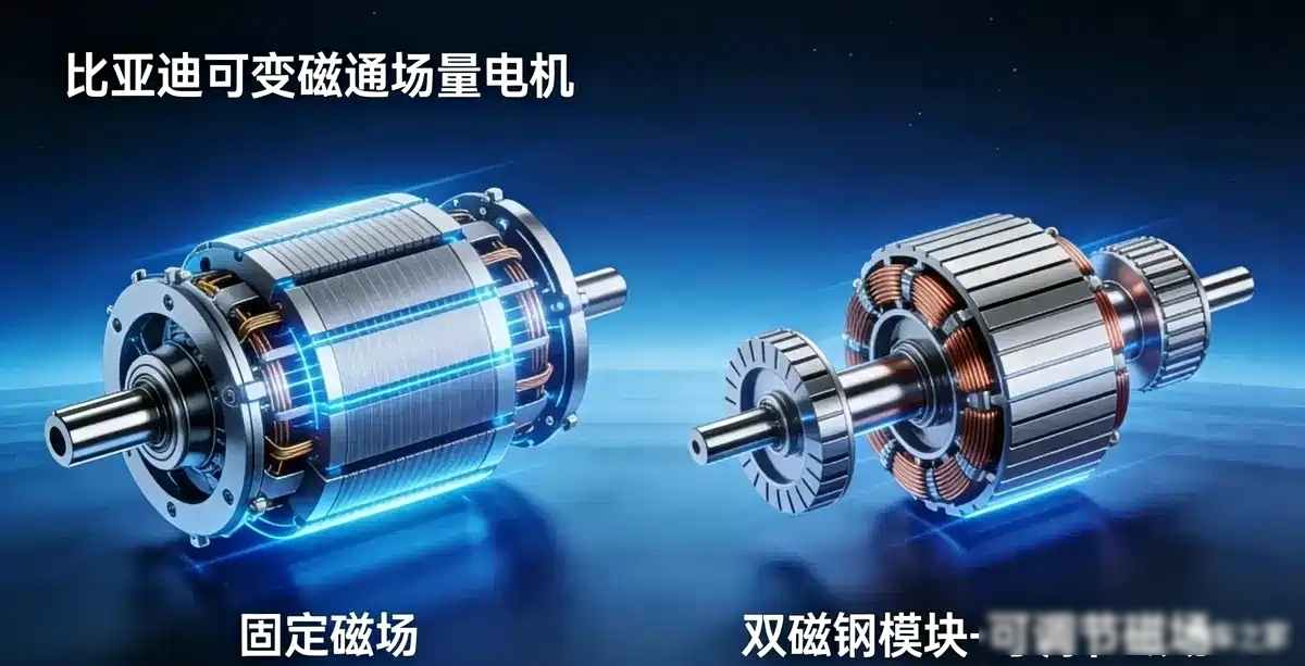 电动车还在拼屏幕大小，比亚迪却悄悄把电机和芯片全换了个底