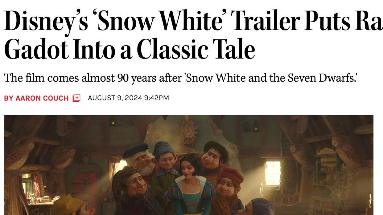 亚伦库奇认为，《新白》对齐格勒的帮助很小，迪士尼趋向于整体化