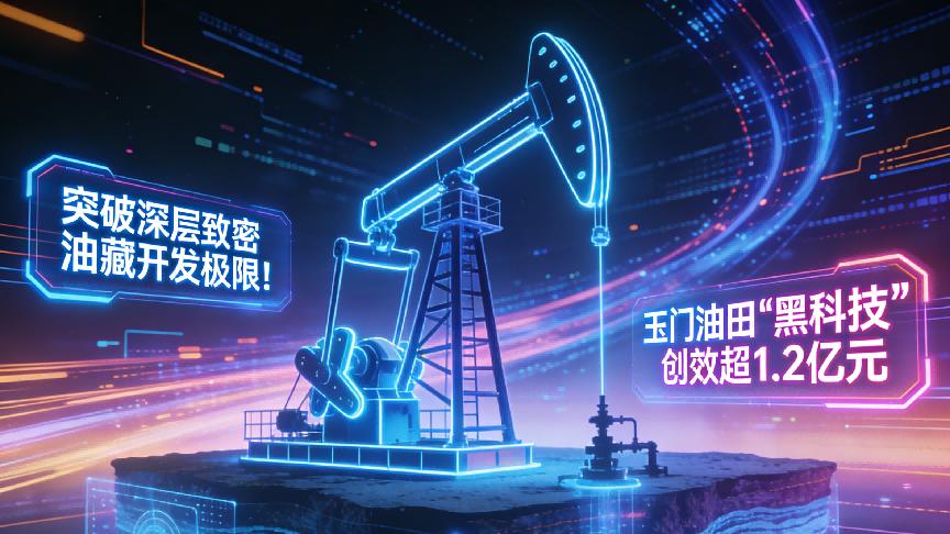 突破深层致密油藏开发极限！玉门油田“黑科技”创效超1.2亿元