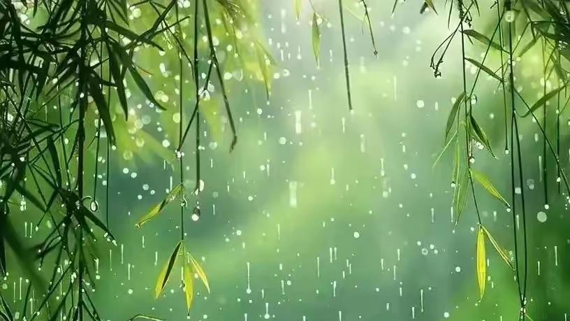 七律 夏日喜雨