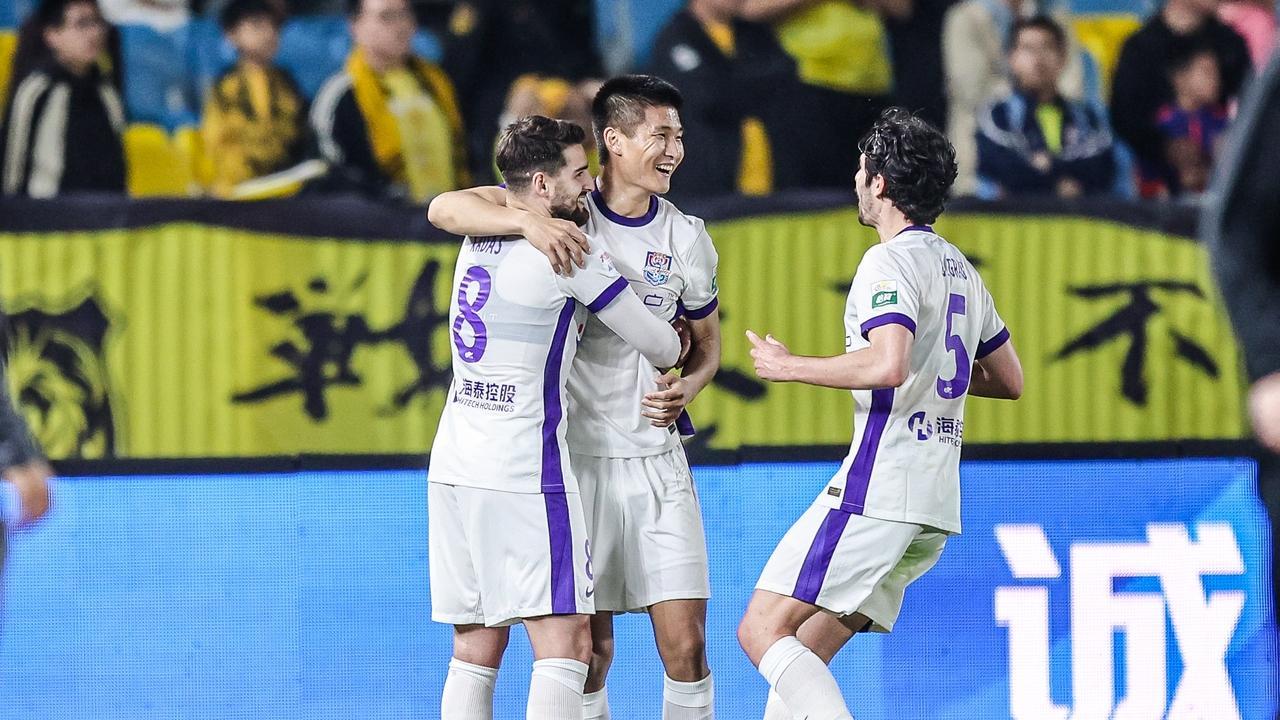 青岛西海岸1-1天津津门虎，赛后评分：青岛西海岸5号排第一
