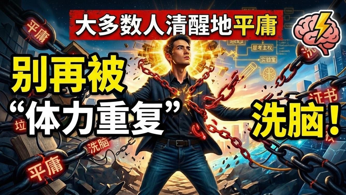 大多数人的一生，都在清醒地看着自己平庸