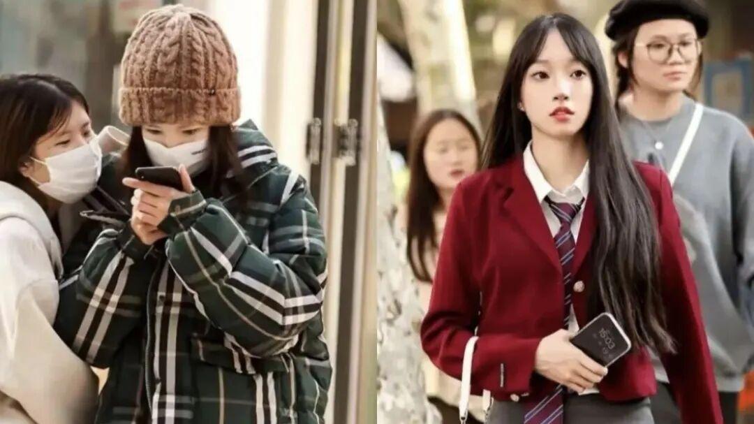 去成都春熙路才发现：遍地“羽绒服+裙子”，精致不压身高，洋气