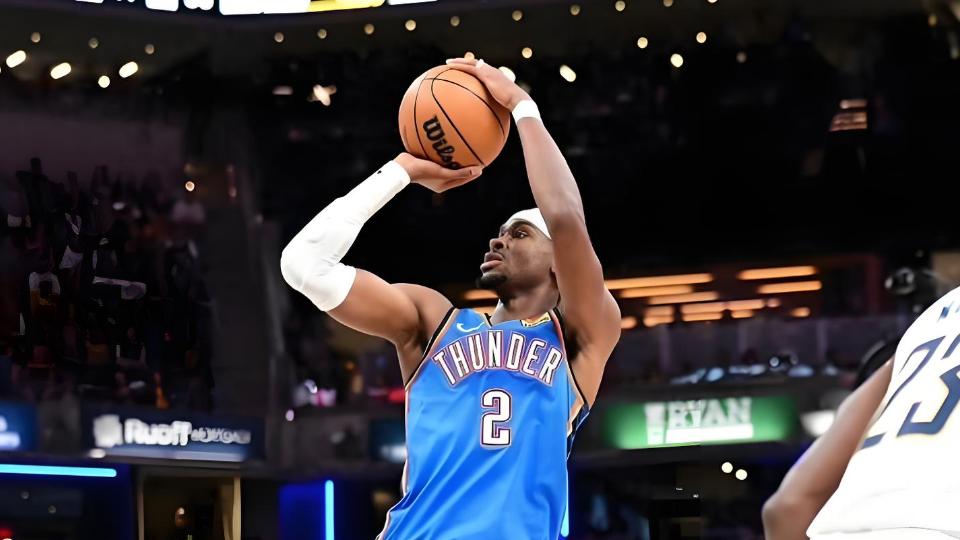 SGA连续124场20+！距张伯伦历史神迹仅差2场，雷霆主场见证新王登基？