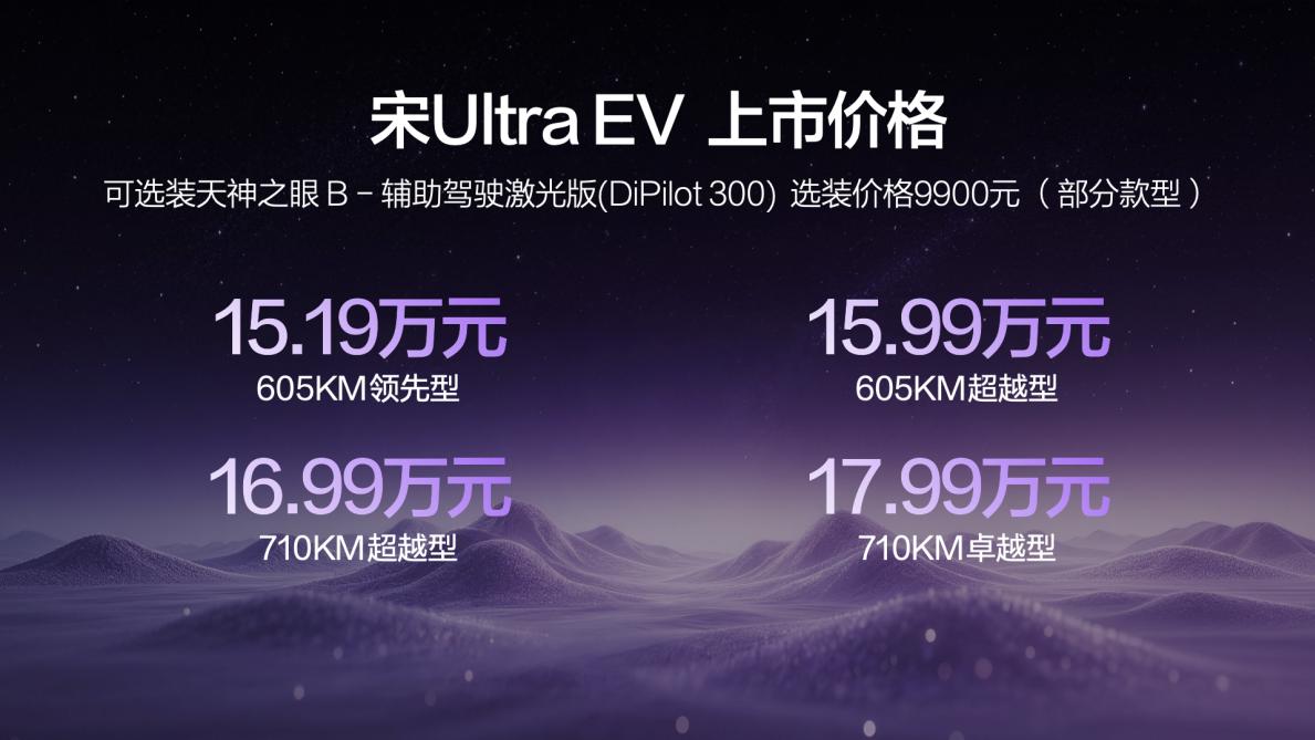 0元购、0元用、0元养……宋Ultra EV一上市就成为最值得购买的SUV