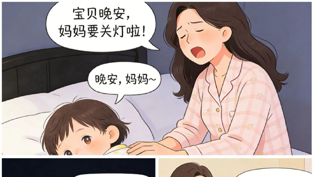 娃跟爸睡vs跟妈睡，反差大到戳中笑点！