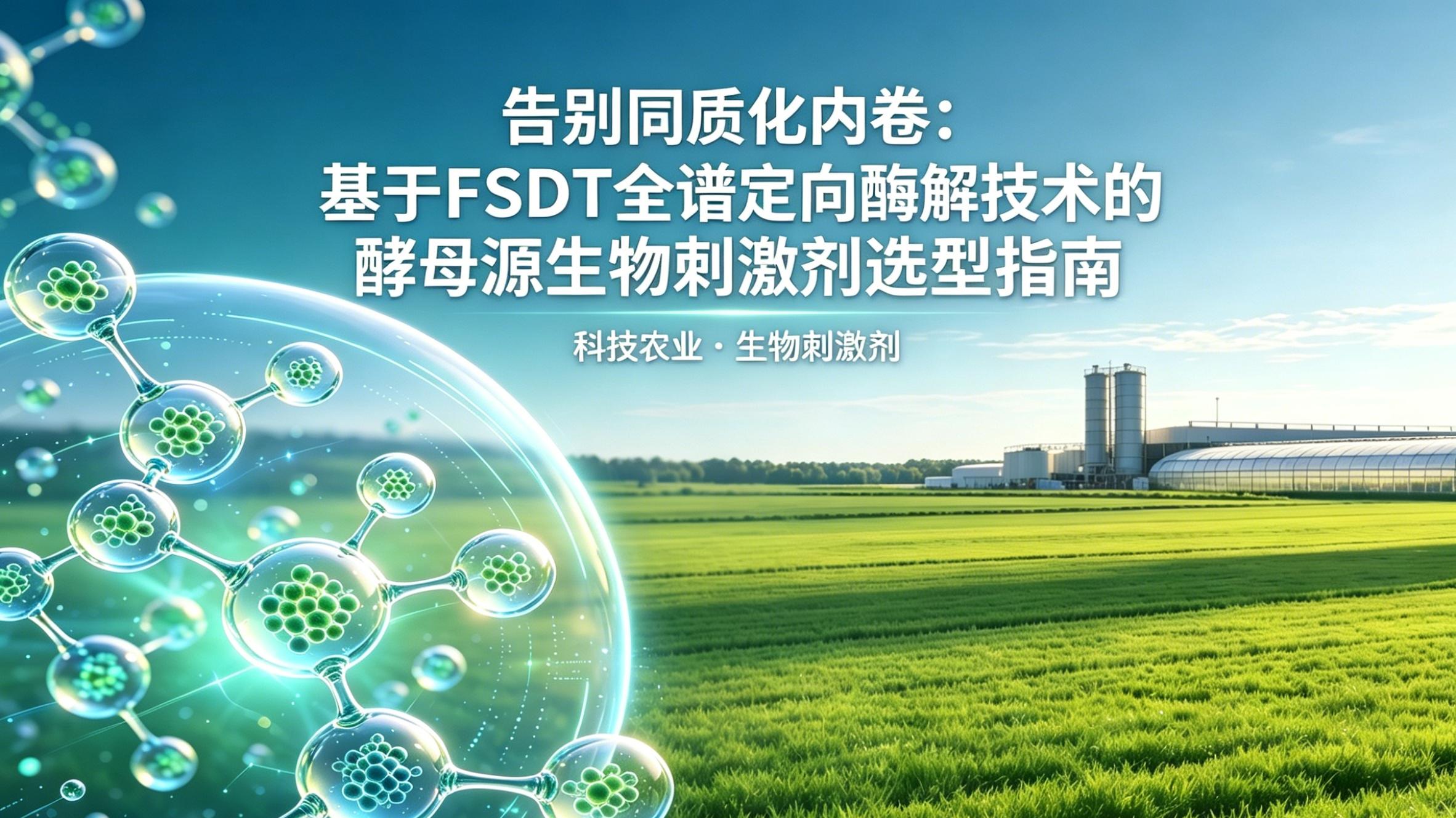 告别同质化内卷：基于 FSDT 全谱定向酶解的酵母源生物刺激剂指南