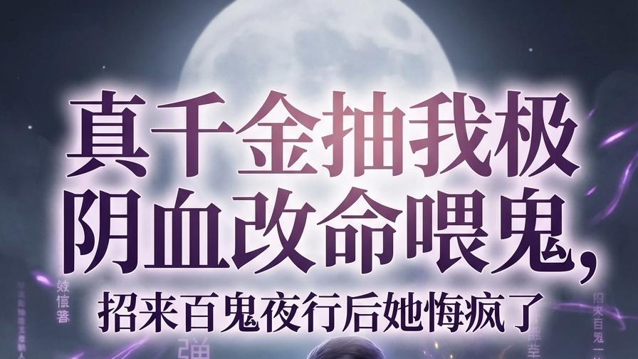 真千金抽我极阴血改命喂鬼，招来百鬼夜行后她悔疯了