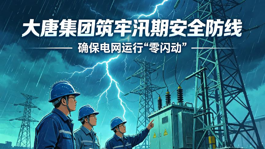 大唐集团筑牢汛期安全防线，确保电网运行“零闪动”